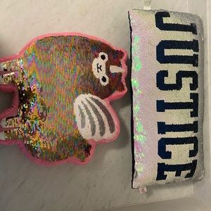 Justice Plushie Flip Sequin Bundle